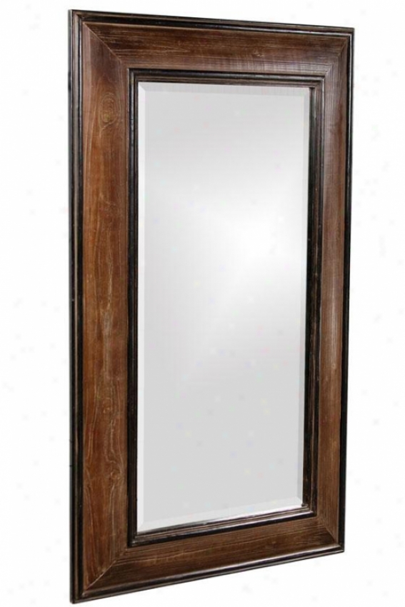 "franklin Rectangular Mirror - 51""hx31""wx2""d, Natural W/black"