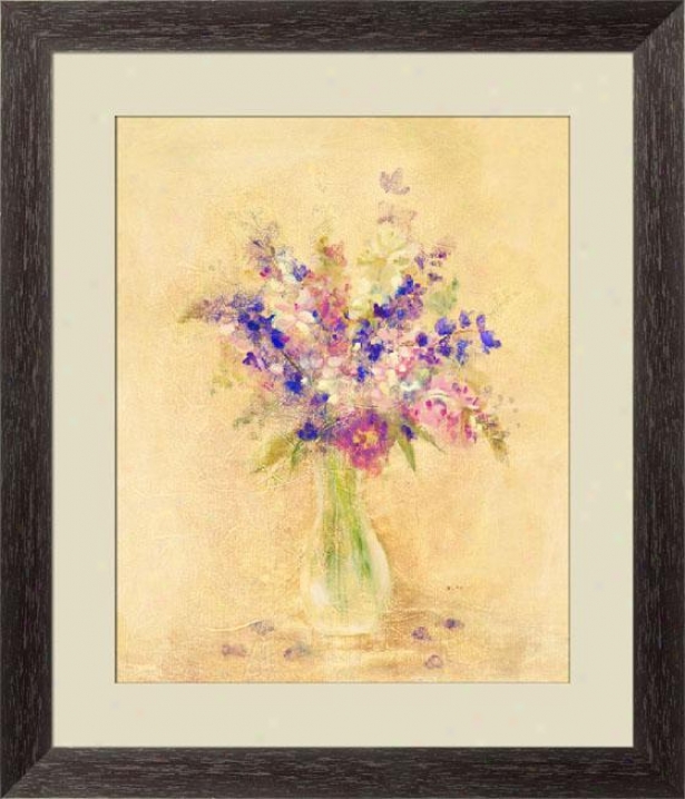 Fresh Bouquet I Framed Walo Art - I, Esp5so Cube Frm