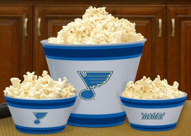 Gameday Nhl Popcorn Bowls - Nhl Teams, St Louis Blues