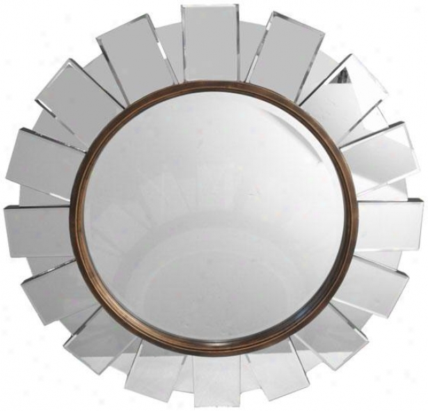 "garrison Multi-pan eMirror - 36""round, Clear W/bronze"