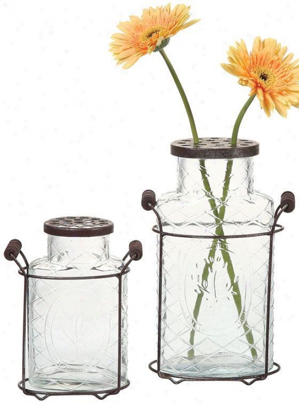 Glass Jar Vase - 5.5x3, Clear