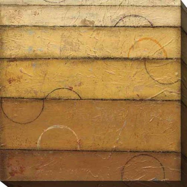 Goldem Spectrum Ii Canvas Wall Art - Ii, Brown