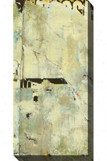 Grafitti Iii Canvas Wall Art - Iii, Gray