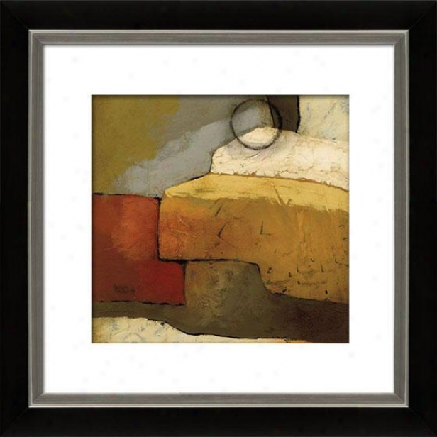 Grand Gesture Ii Framed Wall Art - Ii, Mtd Black/slvr