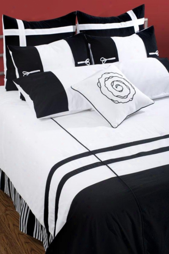 Grayton Bedding Set - King 9pc Set, Black