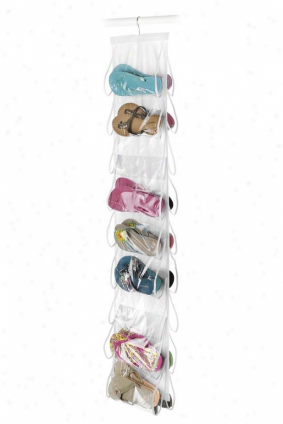 "hanging Shoe File - 55""hx12""wx1""d, Whkte"