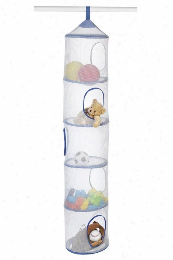 "hanging Stor-all Organizer - 60""hx11""wx11""d, Blue"