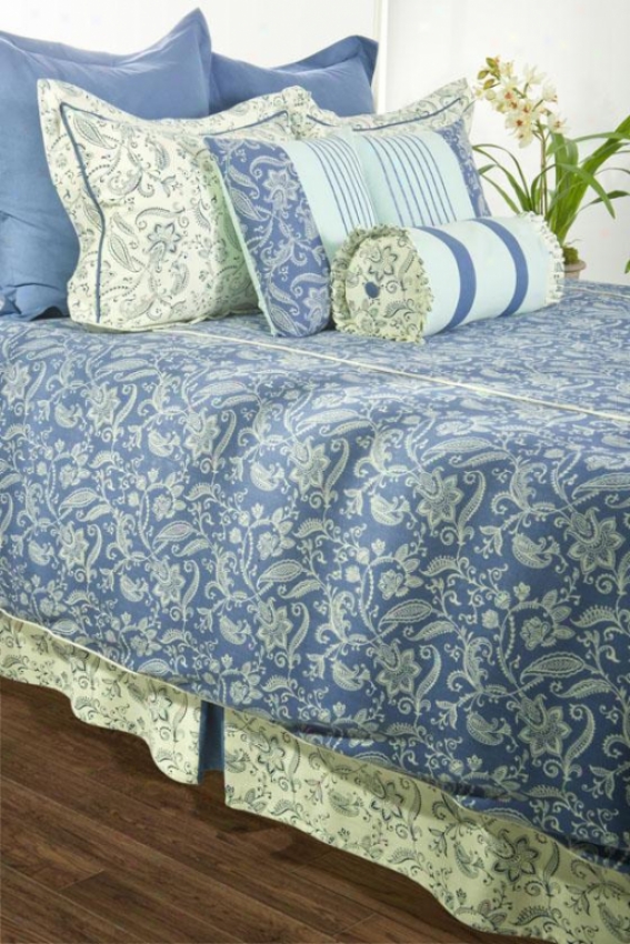 Hartford Bedding Set - Queen, Indigo Blue