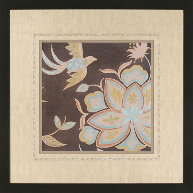 Heirloom Floral Wall Art I - Ii, Brown