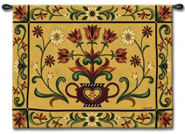 "heritage Floral Tapestry - 40""hx53""w, Multi"