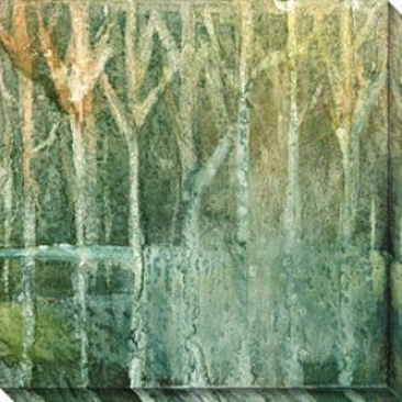 Imposed Environment Iii Canvas Wall Art - Iii, Green