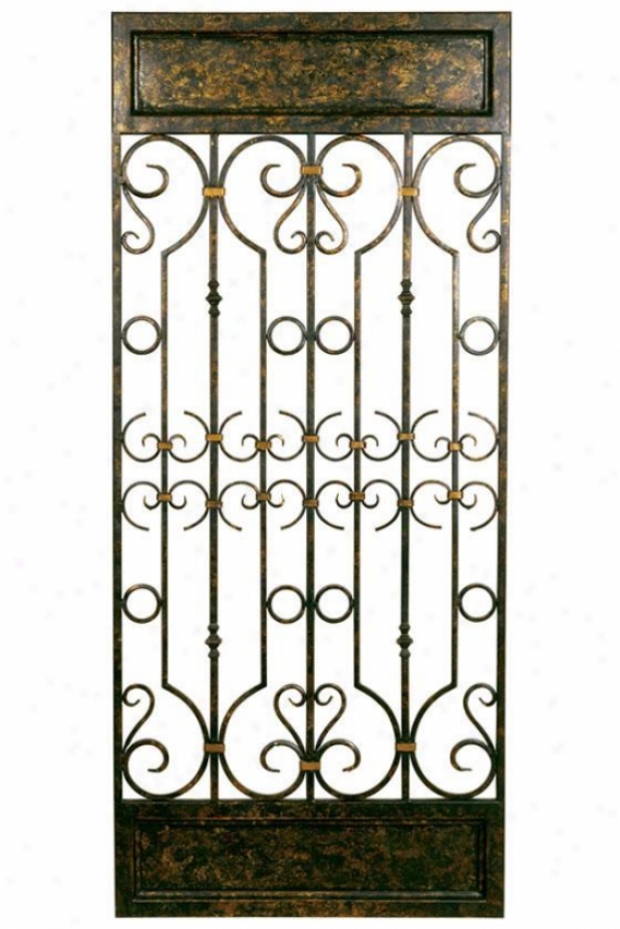 "irongate Metal Wall Art - 59""hx25.5""w, Bronze"