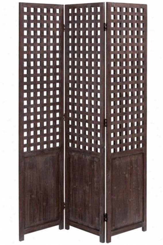 "isaac Screen - 69""hx48""wx1""d, Brown"