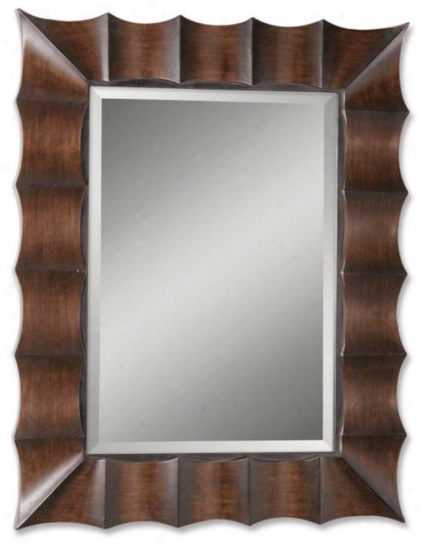 "larina Mirror - 46hx36x2""d, Brown"