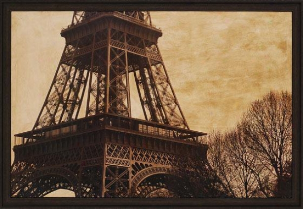 "la Belle Eiffel - 27""hx39""w, Black"