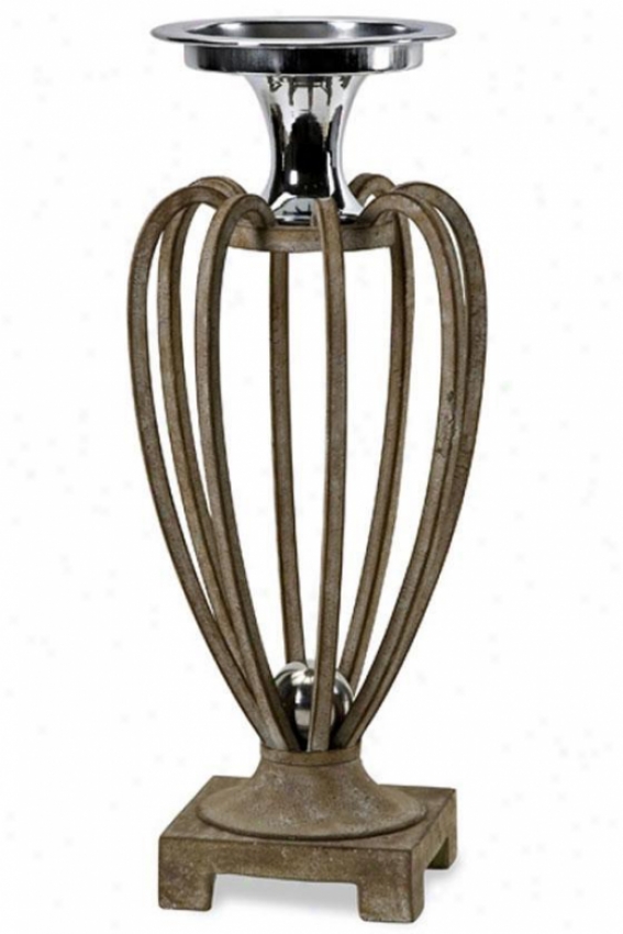 "lakeside Urn Candleholder - 18.25""hx7.25""d, Brown"