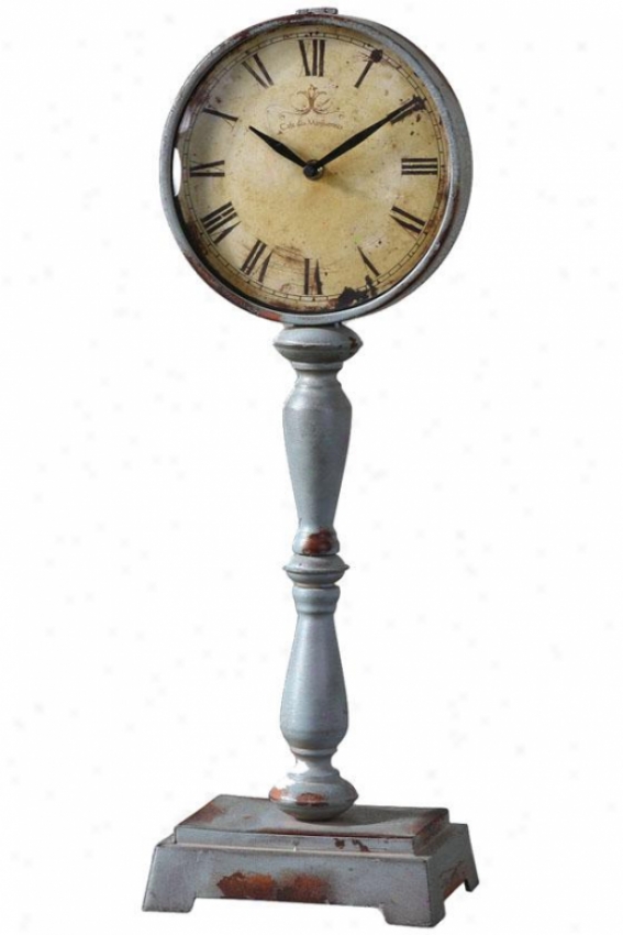 "lamoine oCttage Clock - 22.5 X 8 X 5"", Old Ivry/bl"