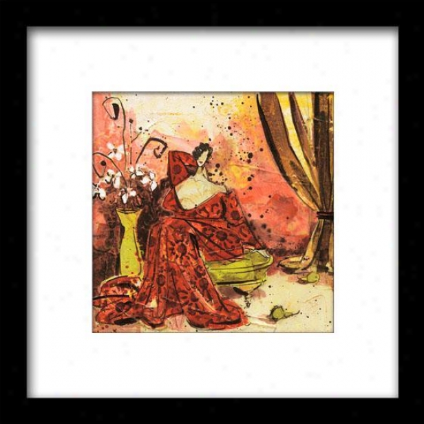 Lavish Setting Ii Framed Wall Art - Ii, Matted Black