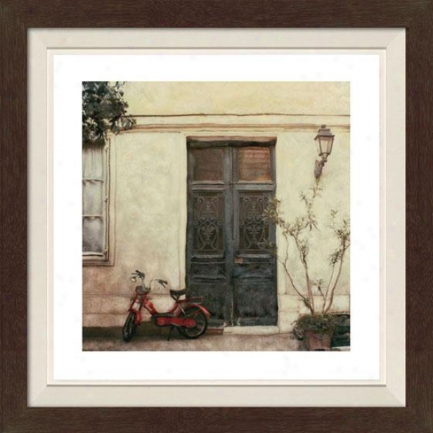 "le Visite Framed Wall Art - 3O""hx30""w, Fltd Espresso"