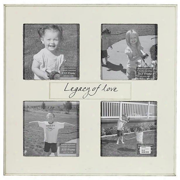 Legacy Of Love Frame - 8 X 8 - 4(8x8), Ivory