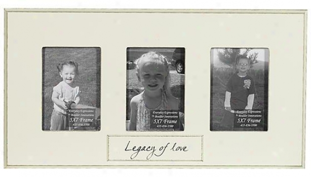 Legacy Of Love Triple Frame - 5 X 7 - 3(5x7), Ivory
