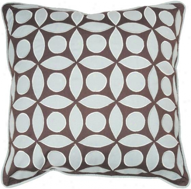 Leo Pillow - 18hx18w, Blue