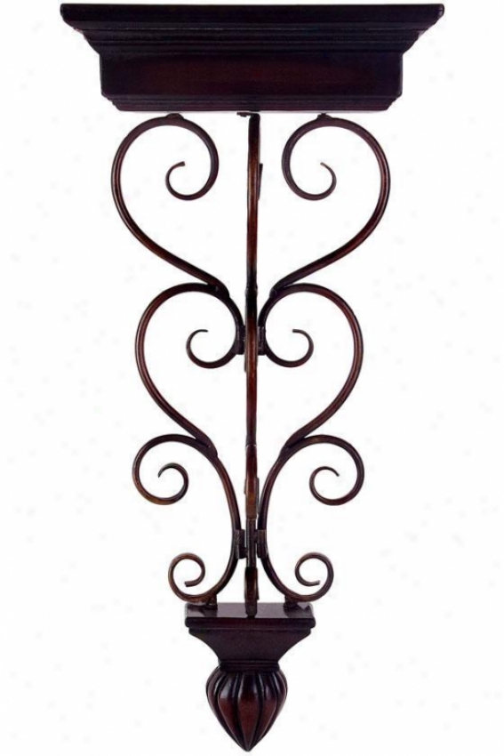 "loughborough Wall Shelf - 31""h X 14""w, Maroon"