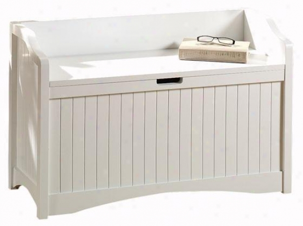 "madison 36""w Lift-top Storage Bench - 36""w, White"