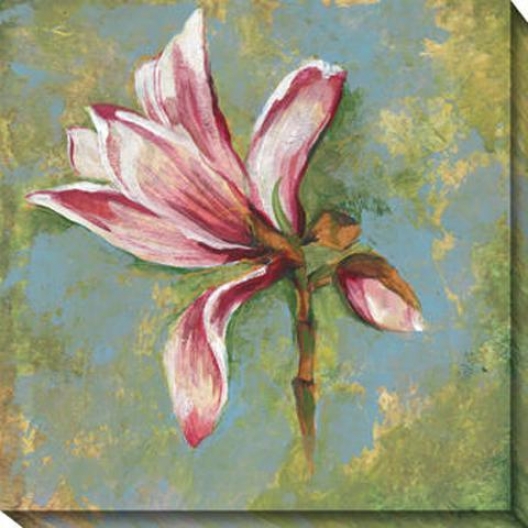 Magnolia I Canvas Wall Art - I, Green