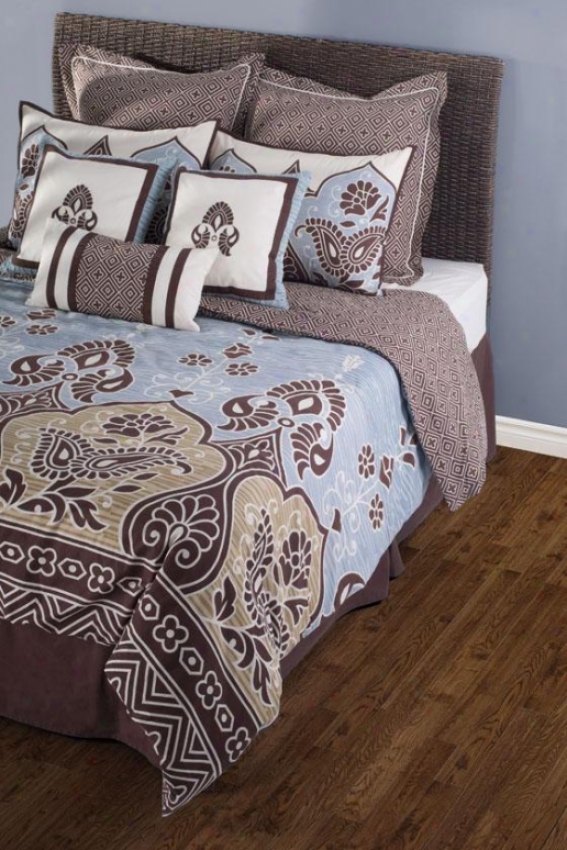 Maladia Bedding Set - King, Azure