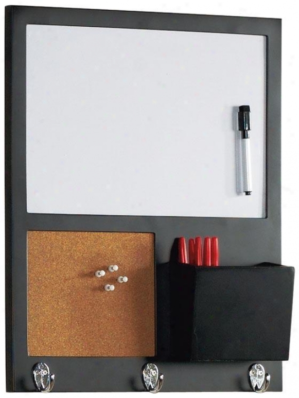 "marjorie Memo Board - 19""hx16""w, Black"