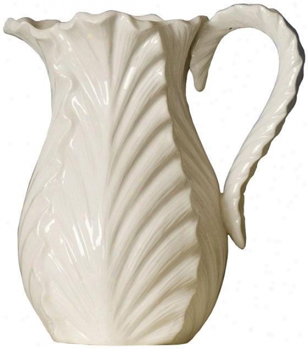 "maude Pitcher - 11.5""h, Ivory"