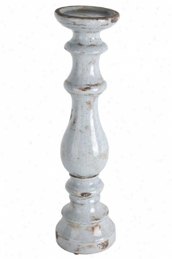 "niriam Candleholder - Tall 5.5x22""h, Blue"