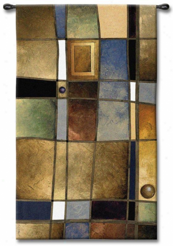 "mixed Intervals Tapestry - 52""hx31""w, Multi"