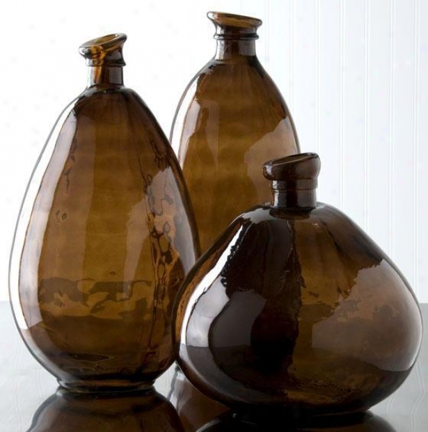 Morph Vase - Wide, Chocolate Brown