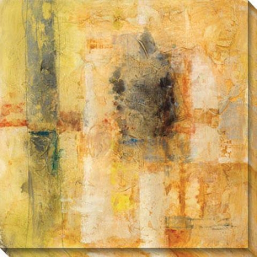 Mysterious Ways Ii Canvas Wall Art - Ii, Yellow