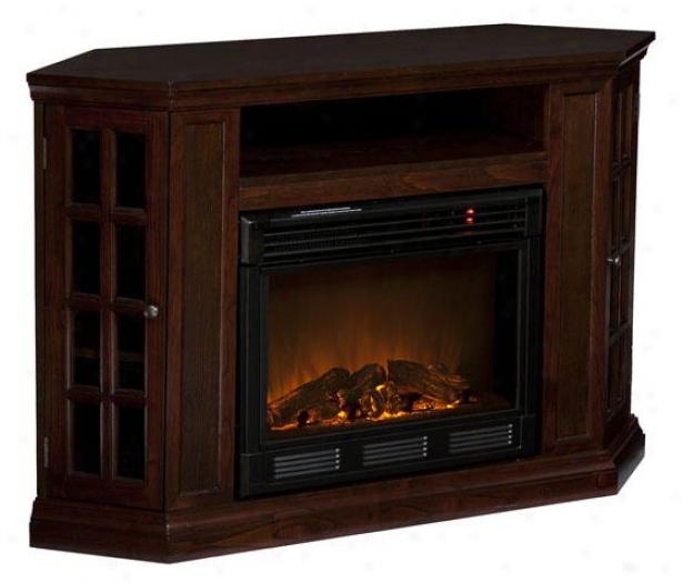 "nancy Convertible Media Fireplace - 48""wx32""hx16""d, Coffee Bronw"