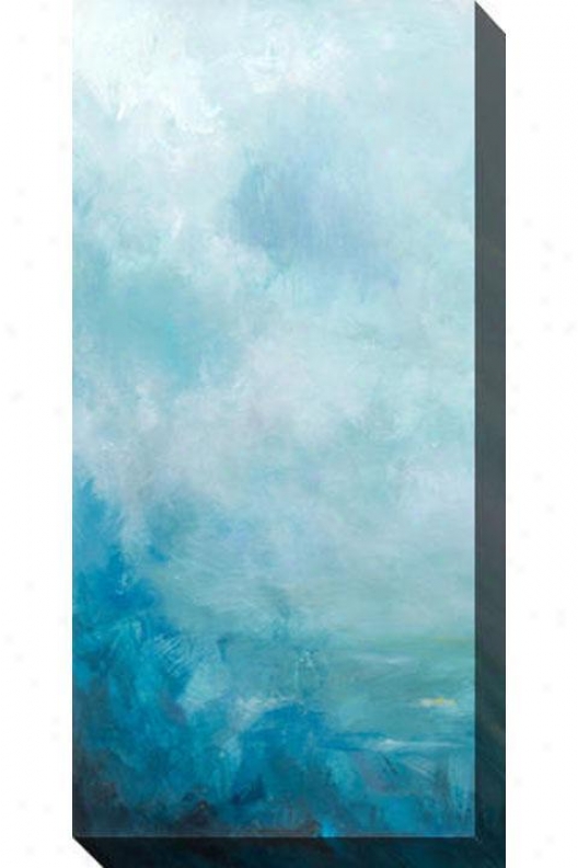 Sea Front I Canvas Wall Art - I, Blue