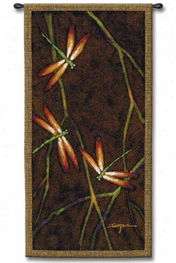 "october Song Tapestry - 53""hx27""w, Multi"