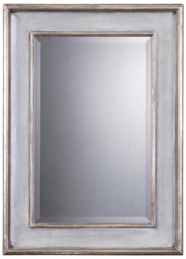 "ogden Mirror - 37""hx27""w, Light Blue"