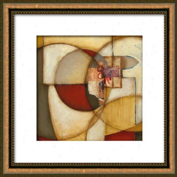 Exterior Reaches Ii Framed Wall Art - Ii, Matted Gold