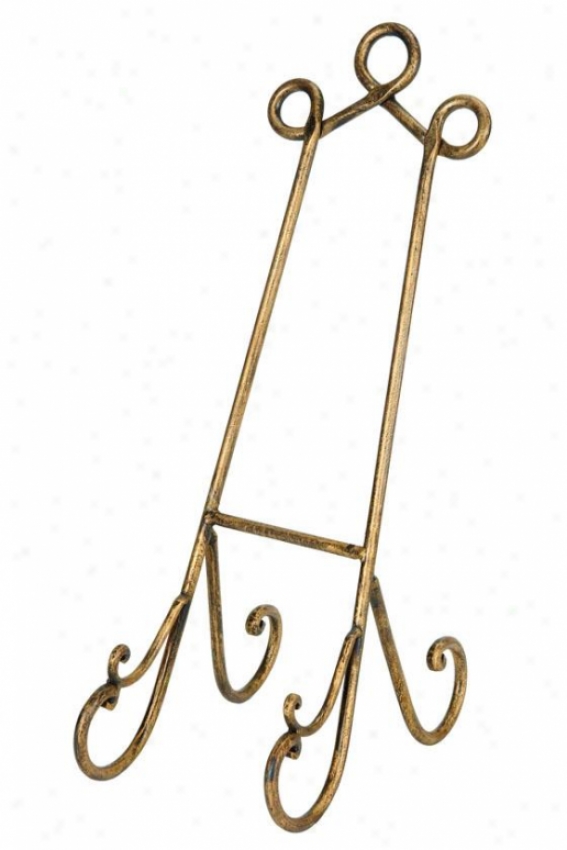 "parlour Golden Easel - 19""h, Golden"