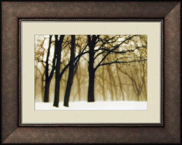 "past Dreams Framed Wall Art - 29""hx37""w, Trdnl Brl Wd Fm"