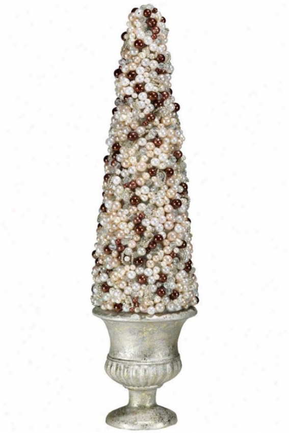 "Jewel Cone Topiary - 24""h, Multi"