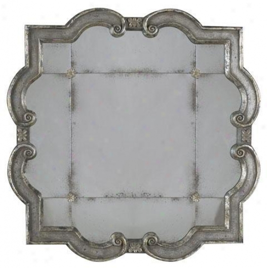 Prisca Mirror - Large, Silver
