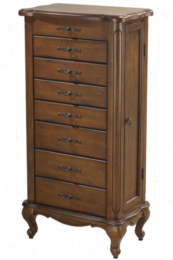 "provence Jewelry Armoire - 40hx20wx12d"", Brown"