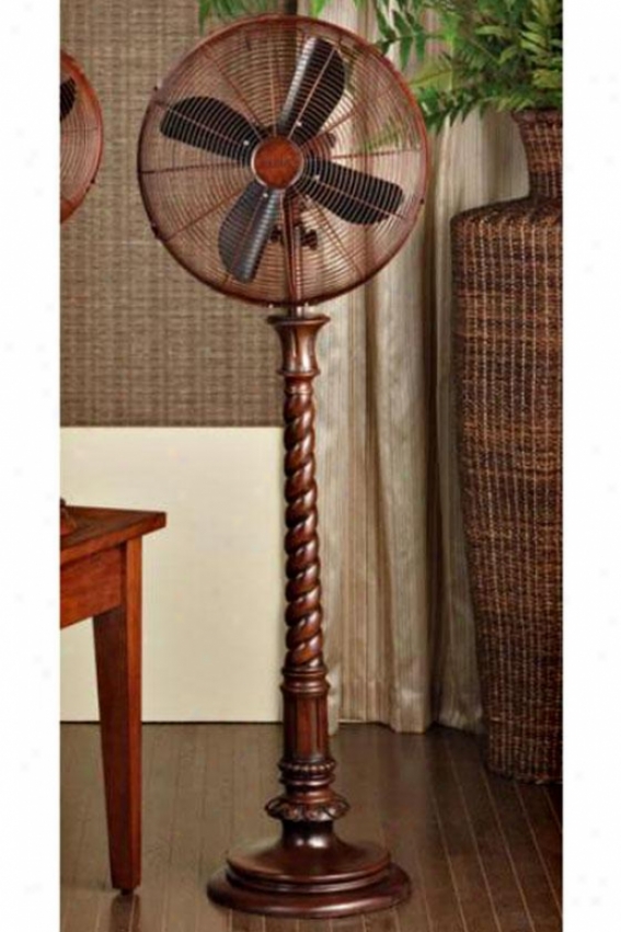 "raleigh Floor Fan - Floor 16""d, Woodgrain"