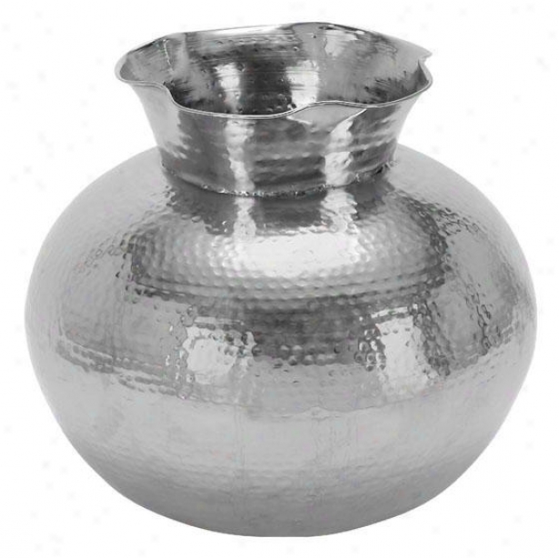 "ravel Vase - 14""hx14""w, Silver"