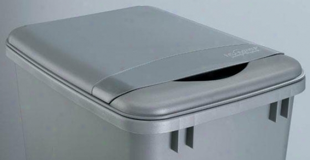 Rev-a-shelf 35-quart Waste Container Lid - 2h X 10.5w X 14, Silver