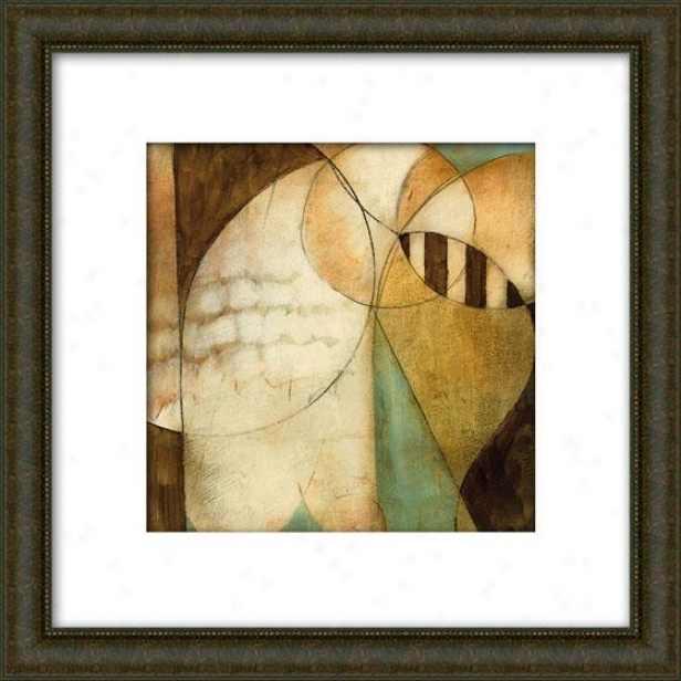 Reveal I Framed Wall Art - I, Matted Burlwood